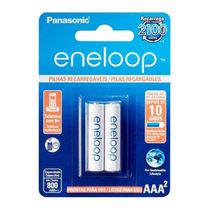 Pilha Recarregável Eneloop Std Aaa2 Panasonic C-2 Unid - Pç - 2