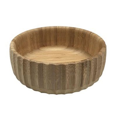 Bowl Canelado De Bambu Oikos 19cm Redondo