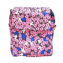 Bolsa Dobrável De Viagem 2 Em 1 Florido Rosa Mickey Mouse