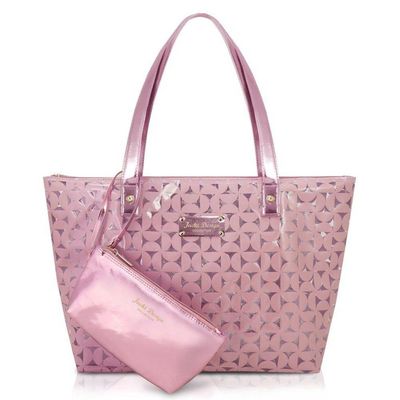 Kit De Bolsa E Necessaire De 2 Pçs Glitz Jacki Design Rosa