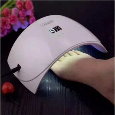 Cabine Led Uv 24W Bivolt Sun 9S Digital Gel Acrígel Fibra Bivolt