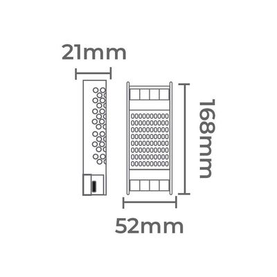 Fonte Chaveada Nordecor 12v 8,5a - 100w Bivolt