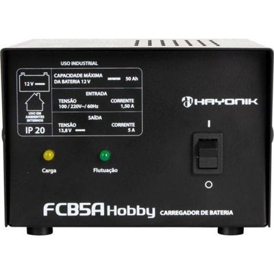 Carregador Inteligente De Baterias Fcb5A Hobby Hayonik