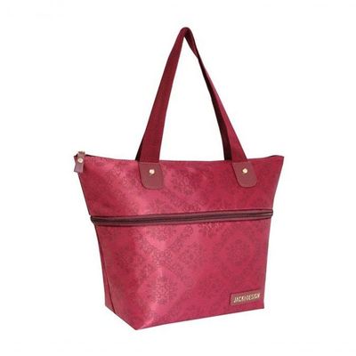 Bolsa Expansivel Essencial Ii Jacki Design Vermelho Escuro