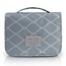 Necessaire Com Gancho Para Viagem Estampa Listrada Jacki Design Cinza