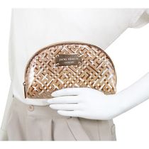 Necessaire Meia Lua Diamantes Jacki Design Dourado