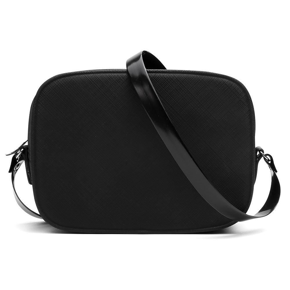 Bolsa Casual Quadrada Feminina Espaçosa Fecho De Ziper Alça Transversal