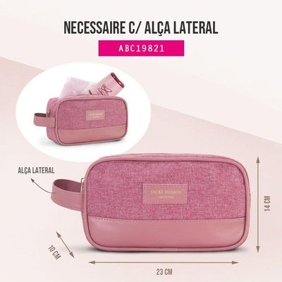 Necessaire Com Alça Lateral Jacki Design - Joy Rosa