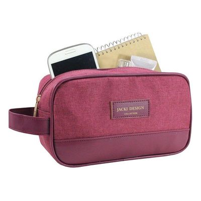 Necessaire Com Alça Lateral Jacki Design - Joy Vermelho Escuro