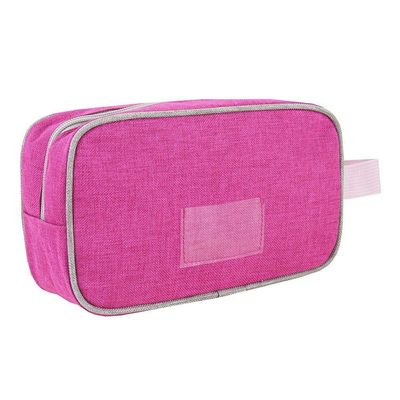 Necessaire C/ Alça Lateral Vibe Pink - Cinza