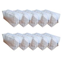 Kit 10 Necessaire Branca Nylon300 Ideal Sublimação Branco