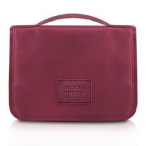 Necessaire Com Gancho Para Viagem Estampa Lisa Jacki Design Vermelho Escuro