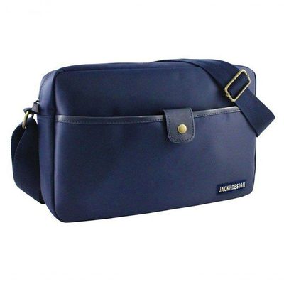 Bolsa Transversal For Men Jacki Design Azul - Marrom