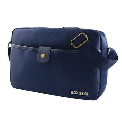 Bolsa Transversal For Men Jacki Design Azul - Marrom