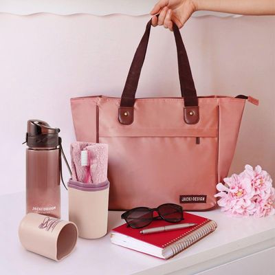 Bolsa Shopper Essencial Iii Jacki Design Rosa