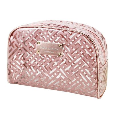 Necessaire Retangular Diamantes Jacki Design Rosa