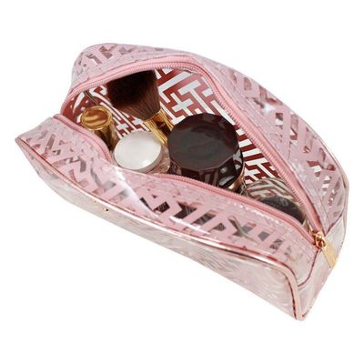 Necessaire Retangular Diamantes Jacki Design Rosa