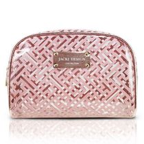 Necessaire Retangular Diamantes Jacki Design Rosa