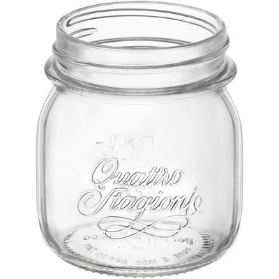 Bormioli Rocco Qstagioni Açucareiro 10X9X9Cm 250Ml Vidro Transp Tampa Inox