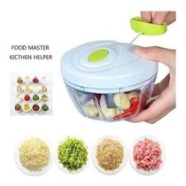 Mini Processador Branco Manual De Alimentos E Triturador P