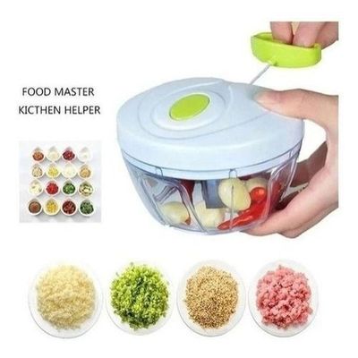 Mini Processador Branco Manual De Alimentos E Triturador P