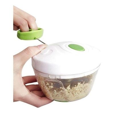 Mini Processador Branco Manual De Alimentos E Triturador P