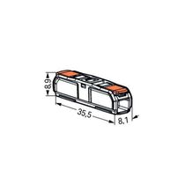 Emenda Inline Reta 2 Vias 0,25-4,0mm 221-2411 - Wago