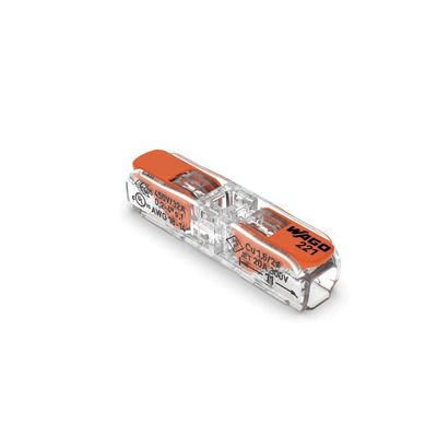 Emenda Inline Reta 2 Vias 0,25-4,0mm 221-2411 - Wago