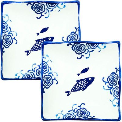 Kit 10 Tigela Sobremesa Bowl Praia Peixe Oceano Náutico 12cm