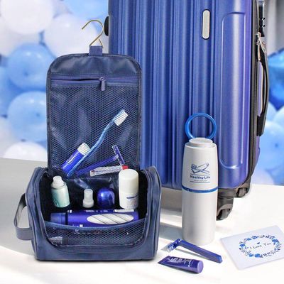 Necessaire Com Alça Lateral For Men Jacki Design Azul