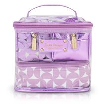 Kit De Necessaire Com 4 Pçs Glitz Jacki Design Roxo
