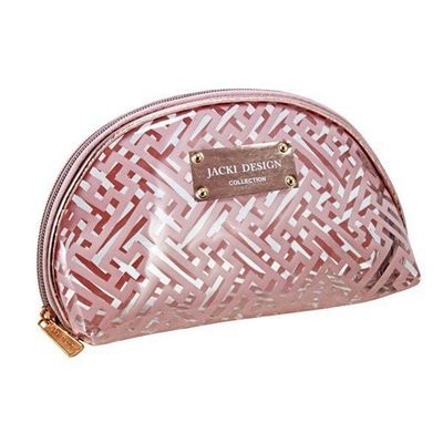 Necessaire Meia Lua Diamantes Jacki Design Rosa