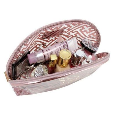 Necessaire Meia Lua Diamantes Jacki Design Rosa