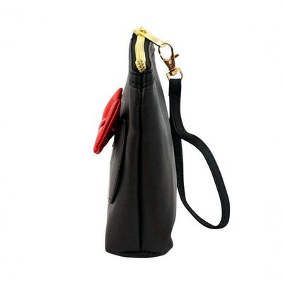 Necessaire Assinatura Rosto Minnie Laço 14x5x21cm - Disney