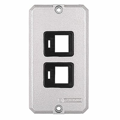 Tampa Para Condulete 1/2" E 3/4" Com 2 Postos Com Suporte Para Rj Tramontina