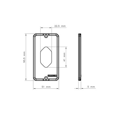 Tampa Para Condulete 1/2" E 3/4" 1 Posto Vertical Tramontina