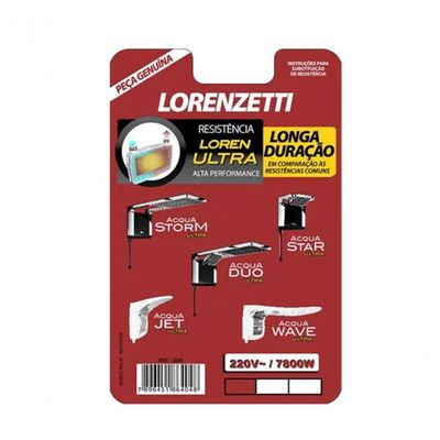 Resistencia Acqua Ultra 220v 7800w 3065b - Lorenzetti