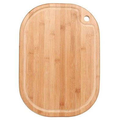 Tabua De Bamboo Oval 39 X 28cm - Mor