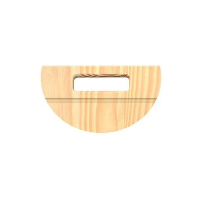 Tábua De Carne De Madeira Pinus Com Pegador- Stolf 39x25