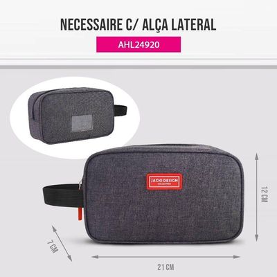 Necessaire C/ Alça Lateral Vibe Preto - Preto
