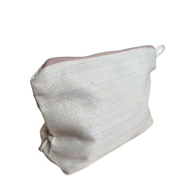 Kit 10 Necessaire Jacquard Rajada Ideal Sublimação Bege