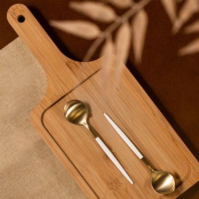 Tábua De Bambu Para Servir 50cm Retangular