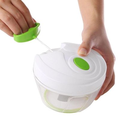 Processador Triturador Manual De Alimentos 3 Lâminas Cozinha