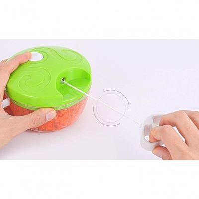 Mini Processador E Triturador De Alimentos Manual Monaliza Verde