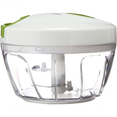 Mini Processador Branco Manual De Alimentos E Triturador P