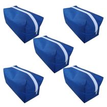 Kit 5 Necessaire Organizadora De Malas E Maquiagens Azul