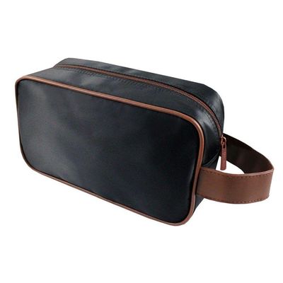 Necessaire Com Alça Lateral For Men Jacki Design Preto/marrom