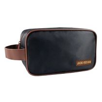 Necessaire Com Alça Lateral For Men Jacki Design Preto/marrom