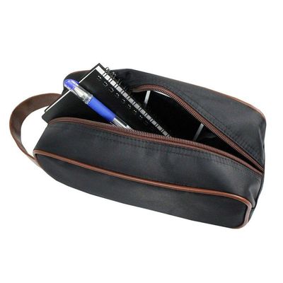 Necessaire Com Alça Lateral For Men Jacki Design Preto/marrom