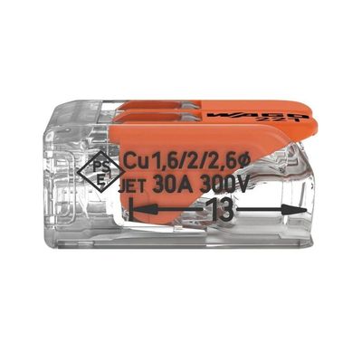 Conector Automático Até 6,0mm 2 Polos 41a - Wago